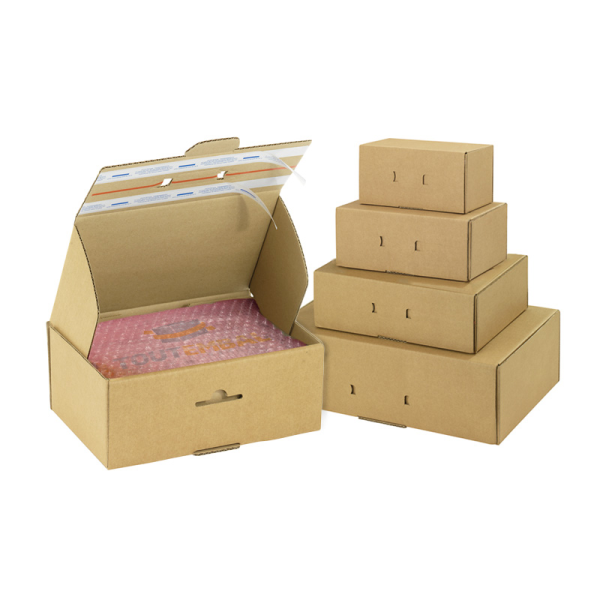 Boîte postale carton aller-retour