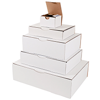 Boîte postale carton blanc