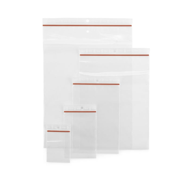 Sachet zip à fermeture flexi pression standard