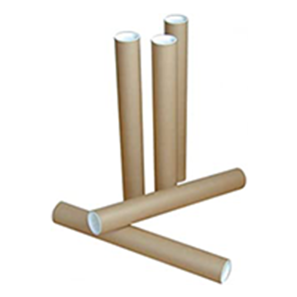 Tube d’expédition rond bouchon plastique